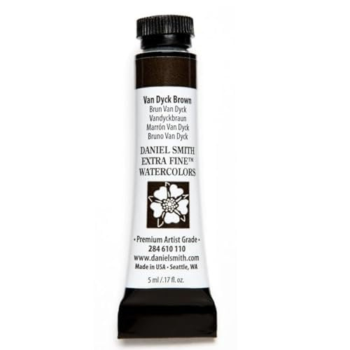 Daniel Smith Watercolour 5 ml Tube (Series 1) - Van Dyck Brown (0110)
