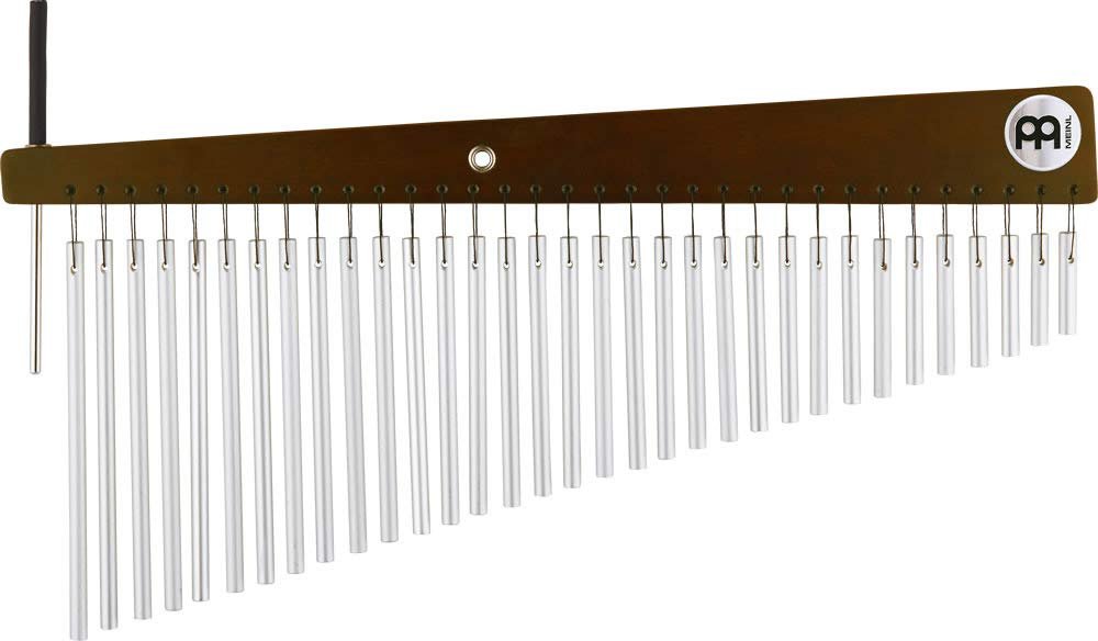 Meinl Percussion CH33VWB Silver Anodized Aluminum Alloy Vintage Single Row Chimes, 33 Bars