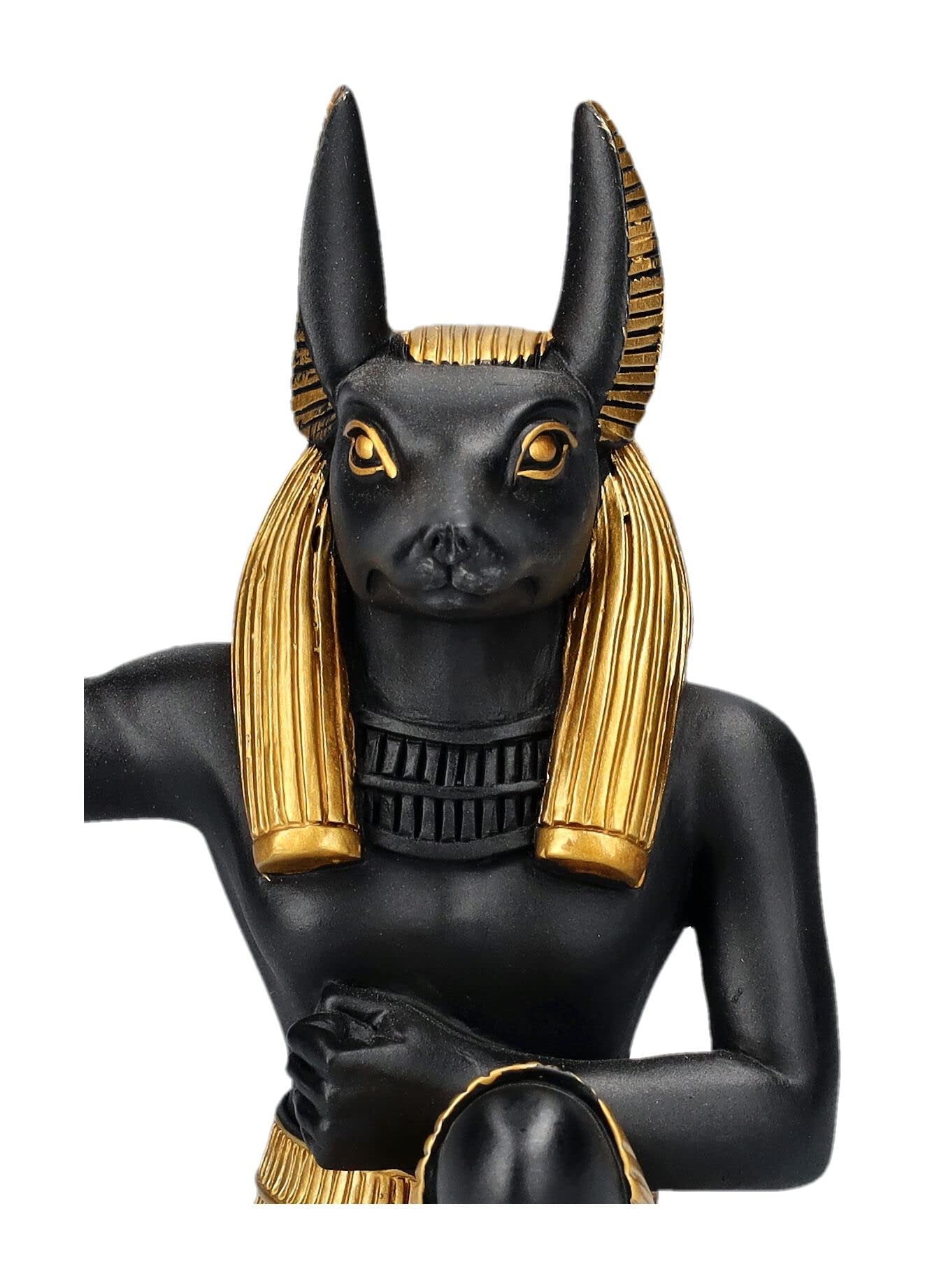 Pacific Giftware Anubis Candle Holder, 7-inch Height, Resin, Table Decoration