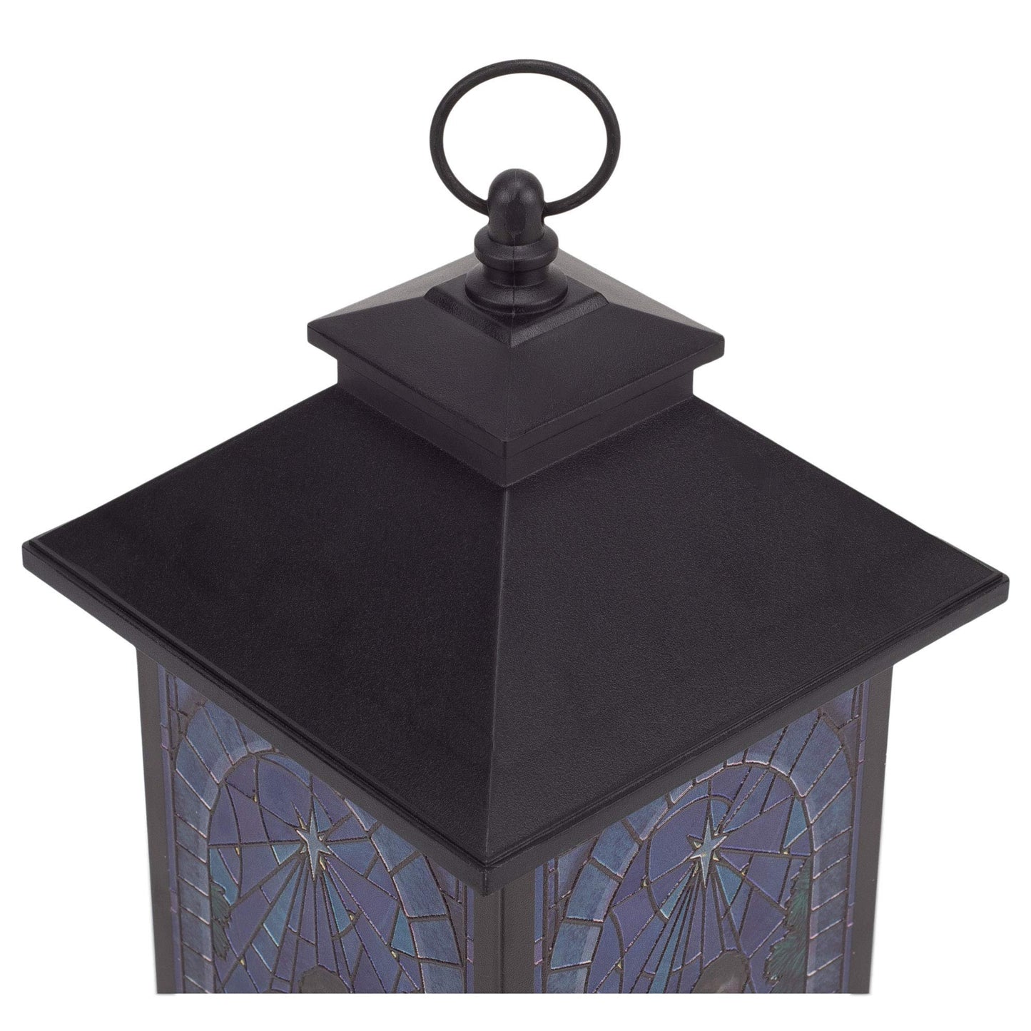 Roman 133322 Led Holy Family Printed Swirl Lantern, 10.5 inch, Multicolor