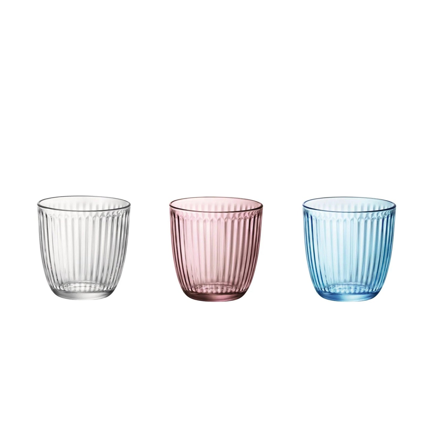 Bormioli Rocco Line Water Glass,Clear, 9.75 oz (Pack of 12)