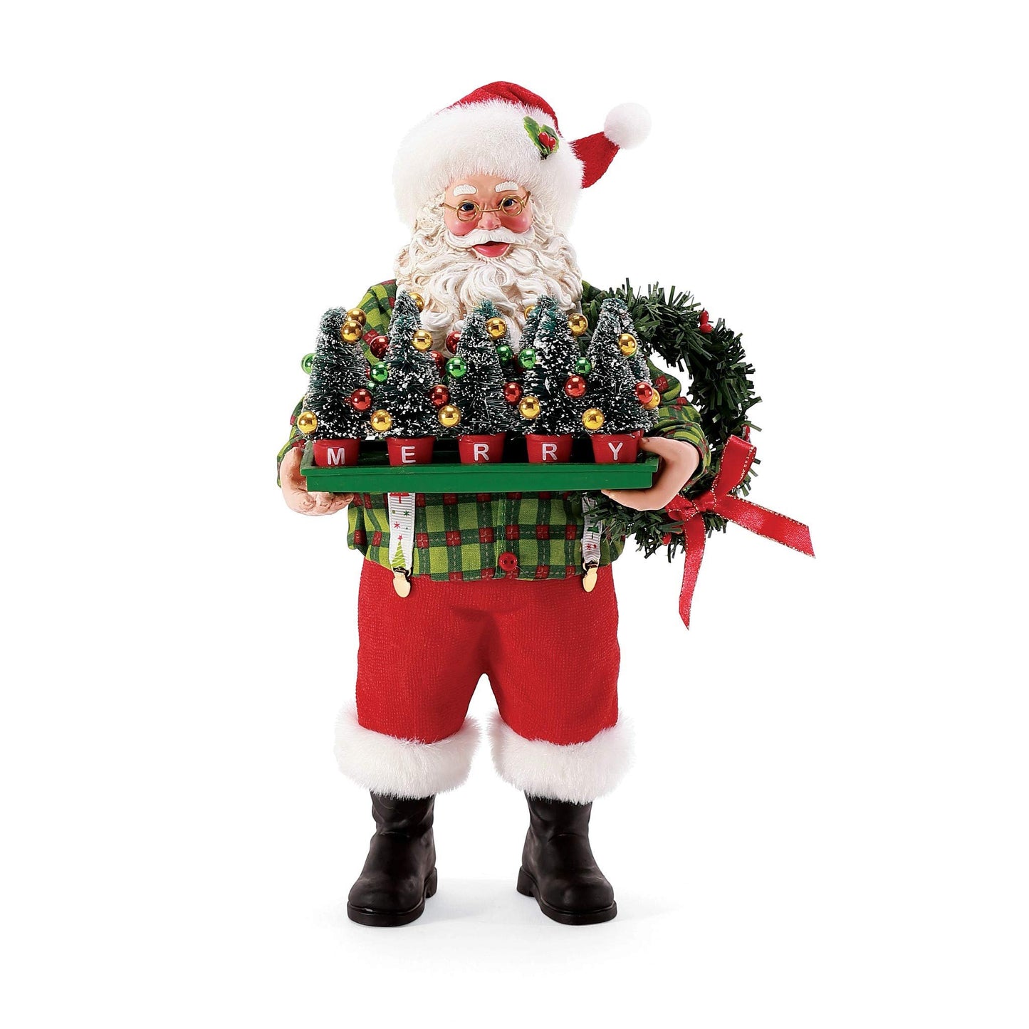 Department 56 Sports and Leisure Santa All That's Merry Figurine, 10.5 Inch, Multicolor