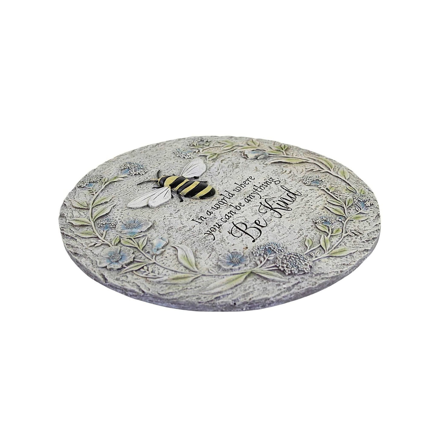 Roman Giftware Inc., Garden Collection, 11.75" D BEE Stepping Stone,Religious, Inspirational, Durable (1x11x11)
