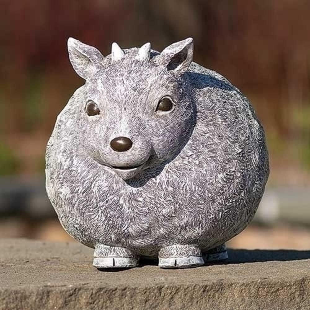 Roman Giftware Inc., Garden Collection, Pudgy Pals, 6.25" H Goat Statue; Pudgy PALS,Religious, Inspirational, Durable (7x6x6)