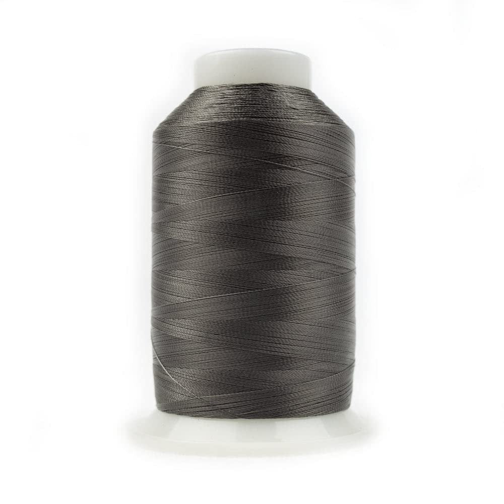 WonderFil Specialty Threads DecoBob Charcoal #168, 2-ply Cottonized Polyester, 80wt