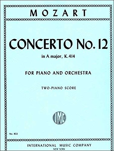 Mozart: Concerto No. 12 in A Major, K.414 - Piano (International 922)