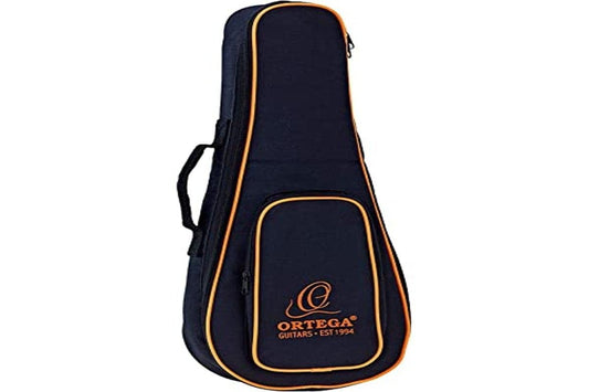 Ortega Guitars Sopranino Ukulele Standard Gig Bag-10 mm Soft Padding-Black, (OUBSTD-SI)