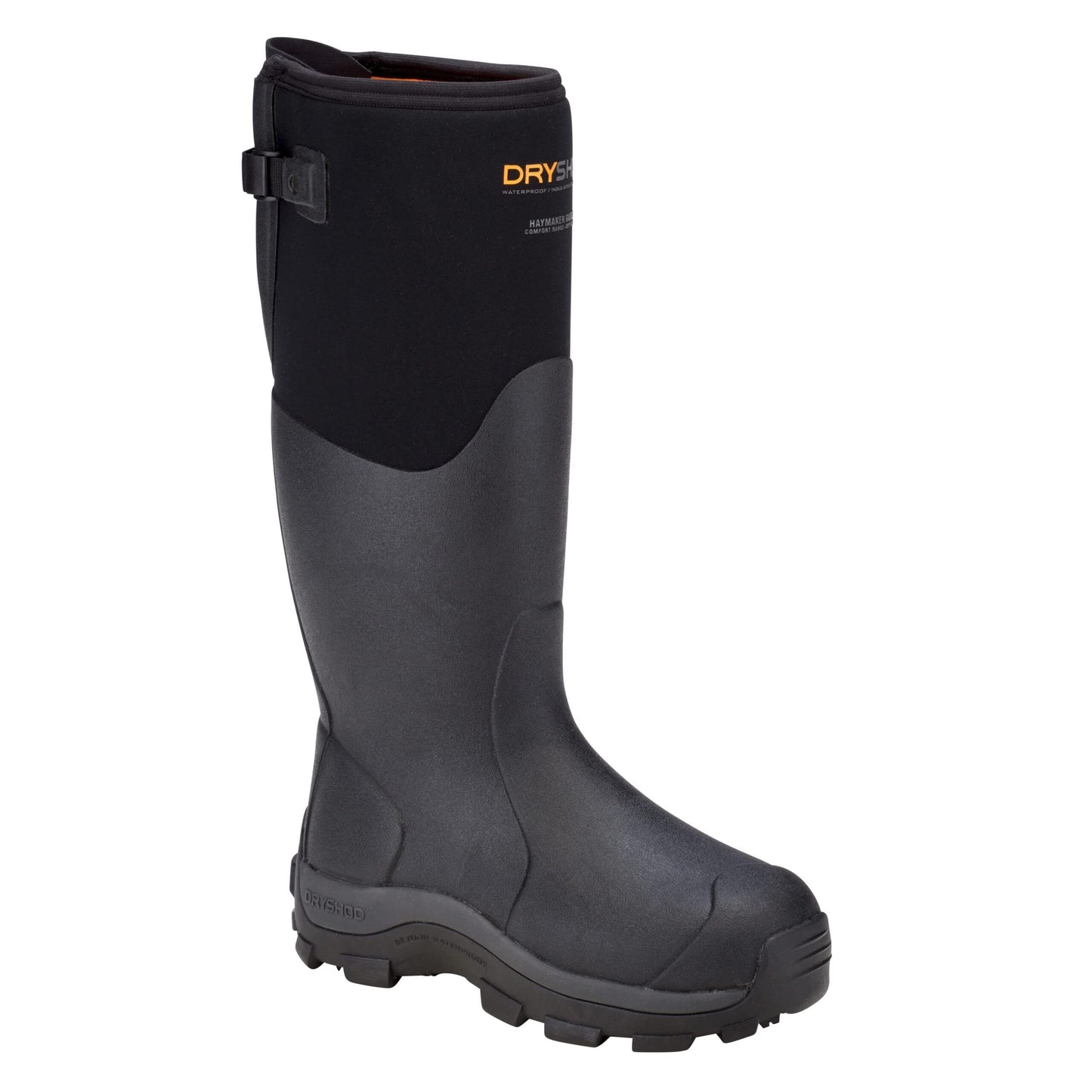 Dryshod Women's Hi Haymarker Gusset Farm Work Boot HAYG-WH-BK