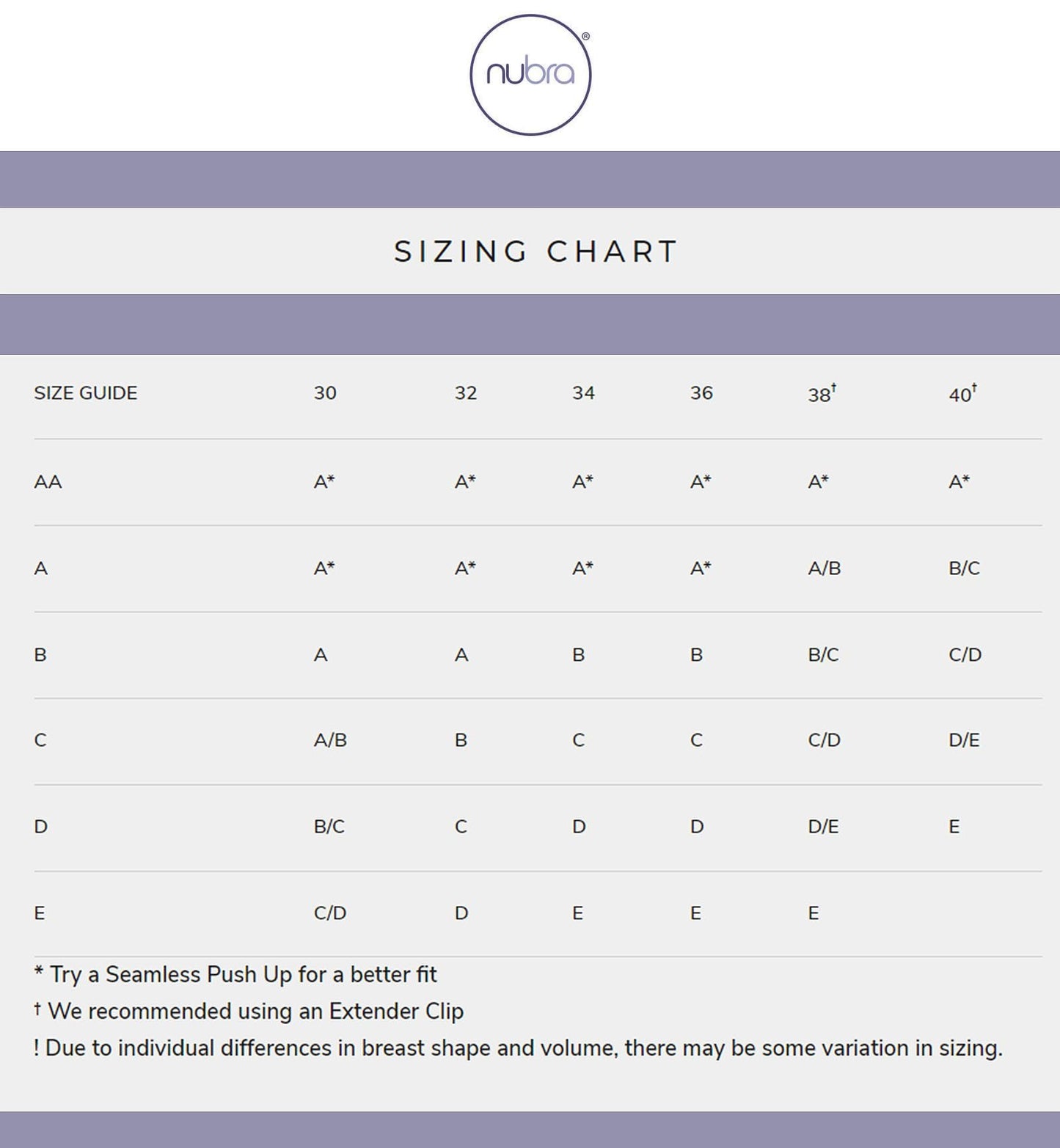 NuBra Seamless Adhesive Bra