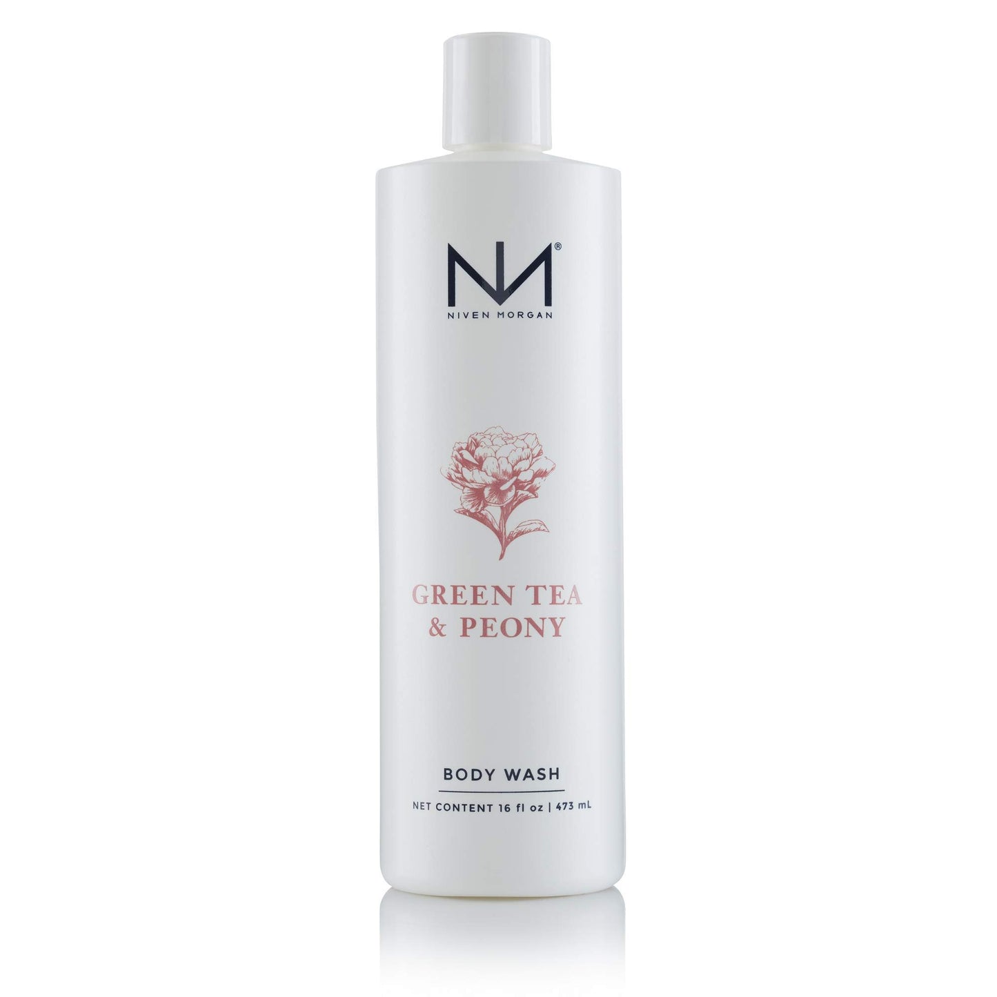 Niven Morgan, Green Tea and Peony Body Wash, 16 Fluid Ounces
