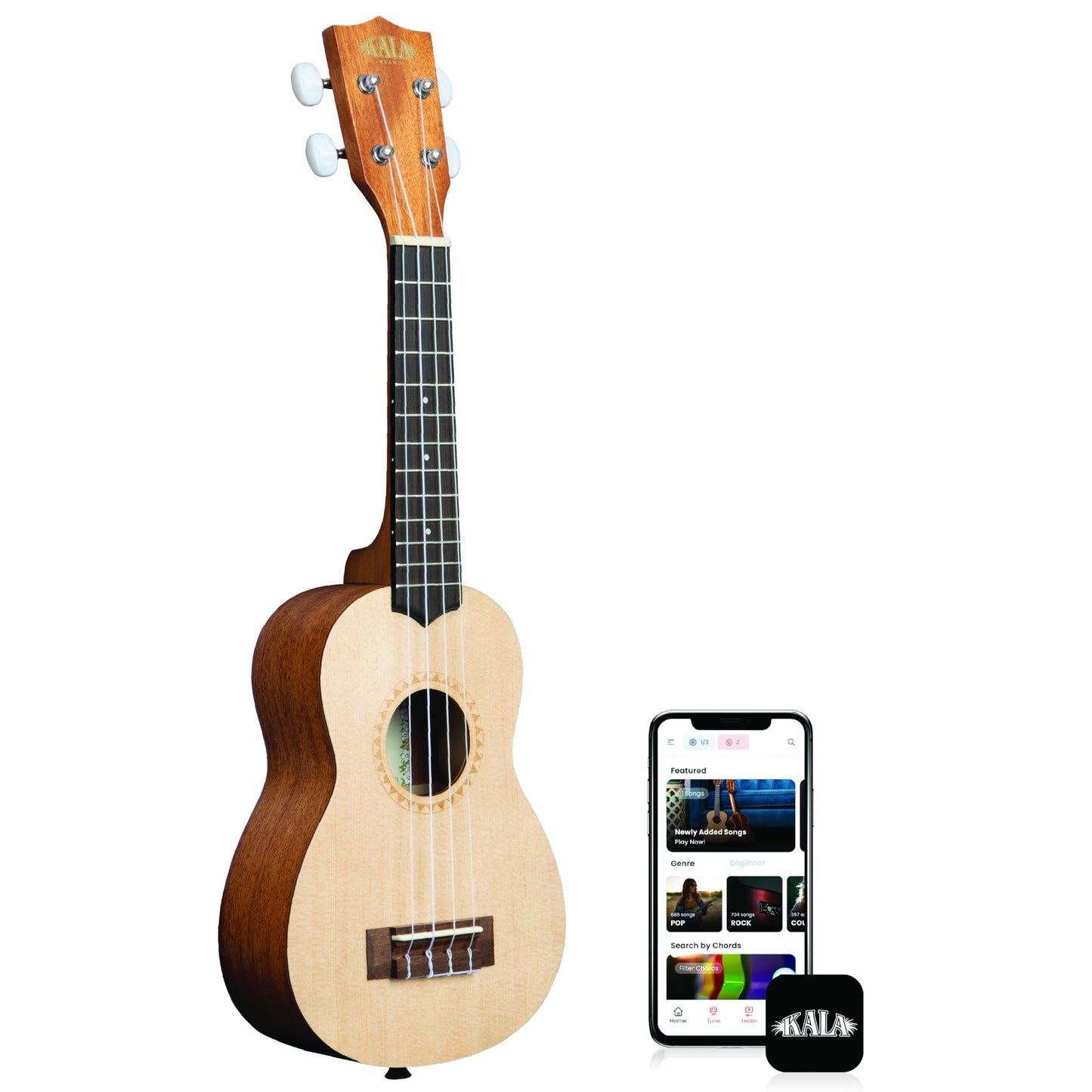 Kala Learn To Play Ukulele Starter Kit (KALA-LTP-S)