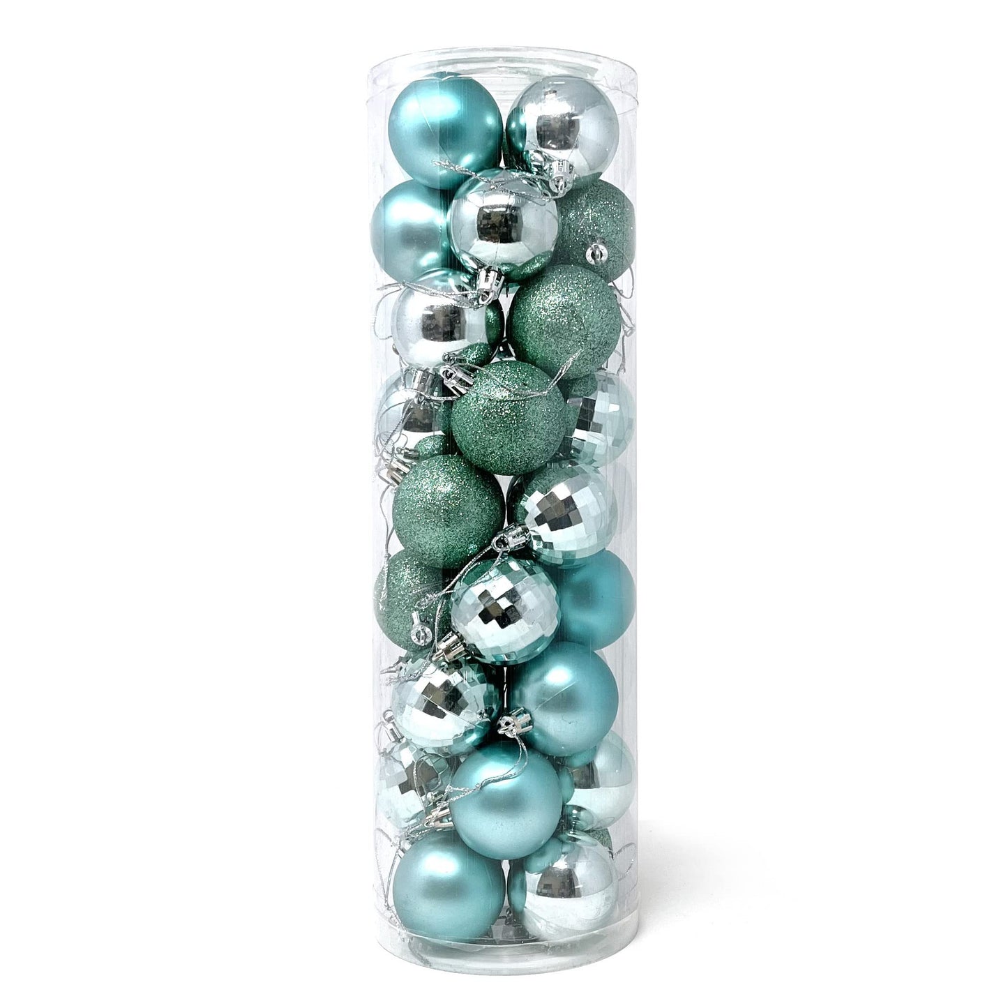 allgala 36 PK 2 Inch (5CM) Christmas Ornament Balls for Xmas Tree-4 Style-