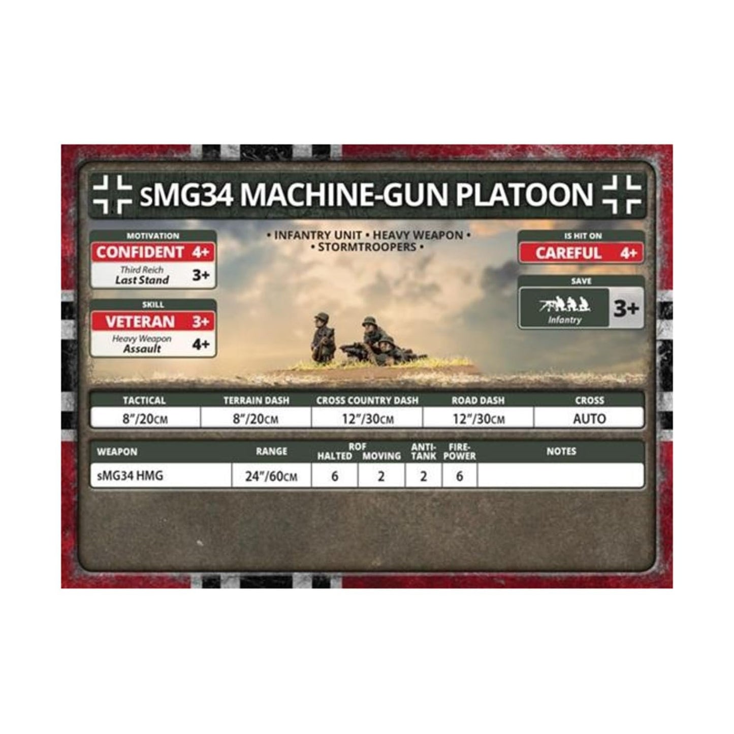 Flames of War: Late War: German: MG34 Machine-Gun Platoon (GE784)
