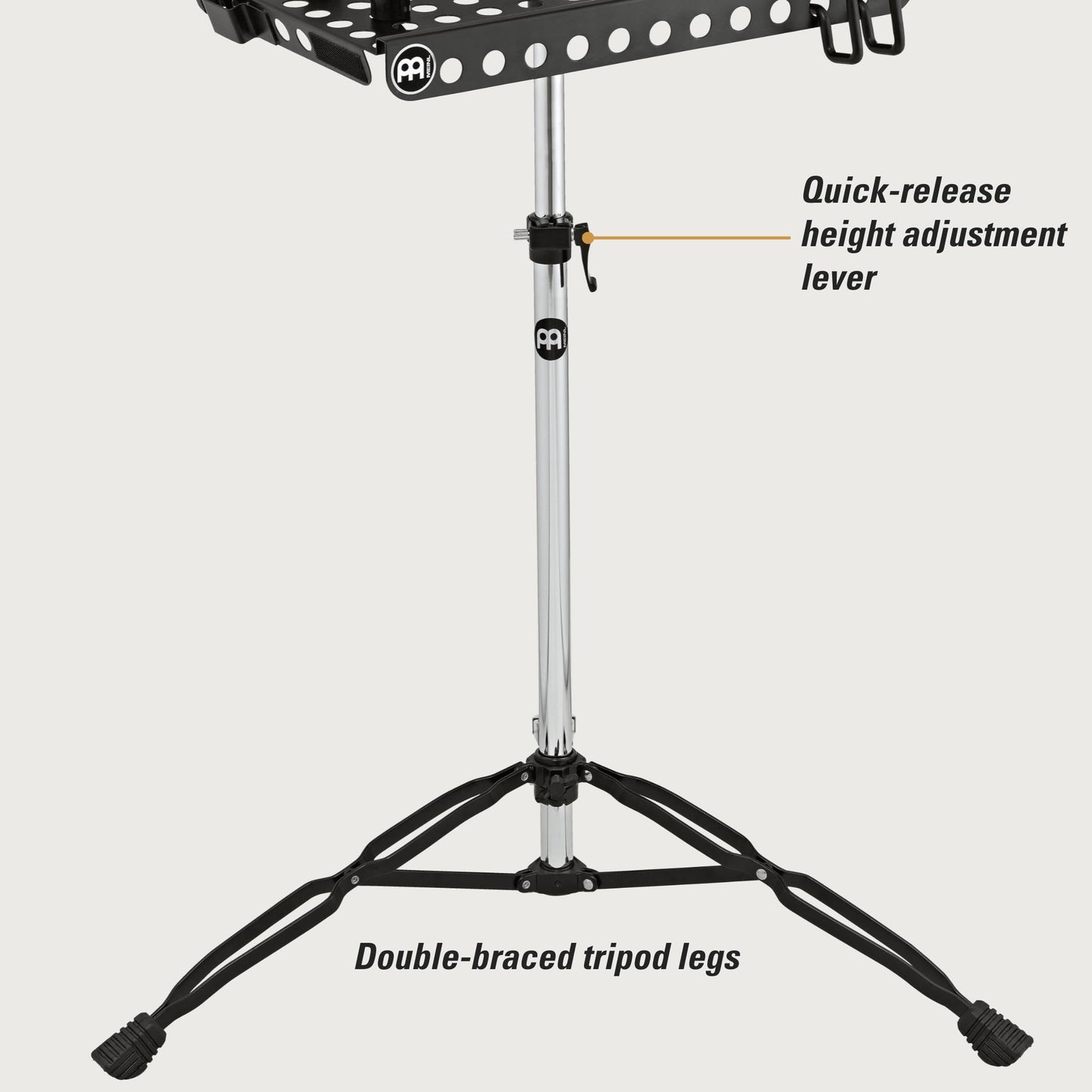 Meinl Percussion TMLTS Double Braced Tripod Laptop Table Stand, Steel