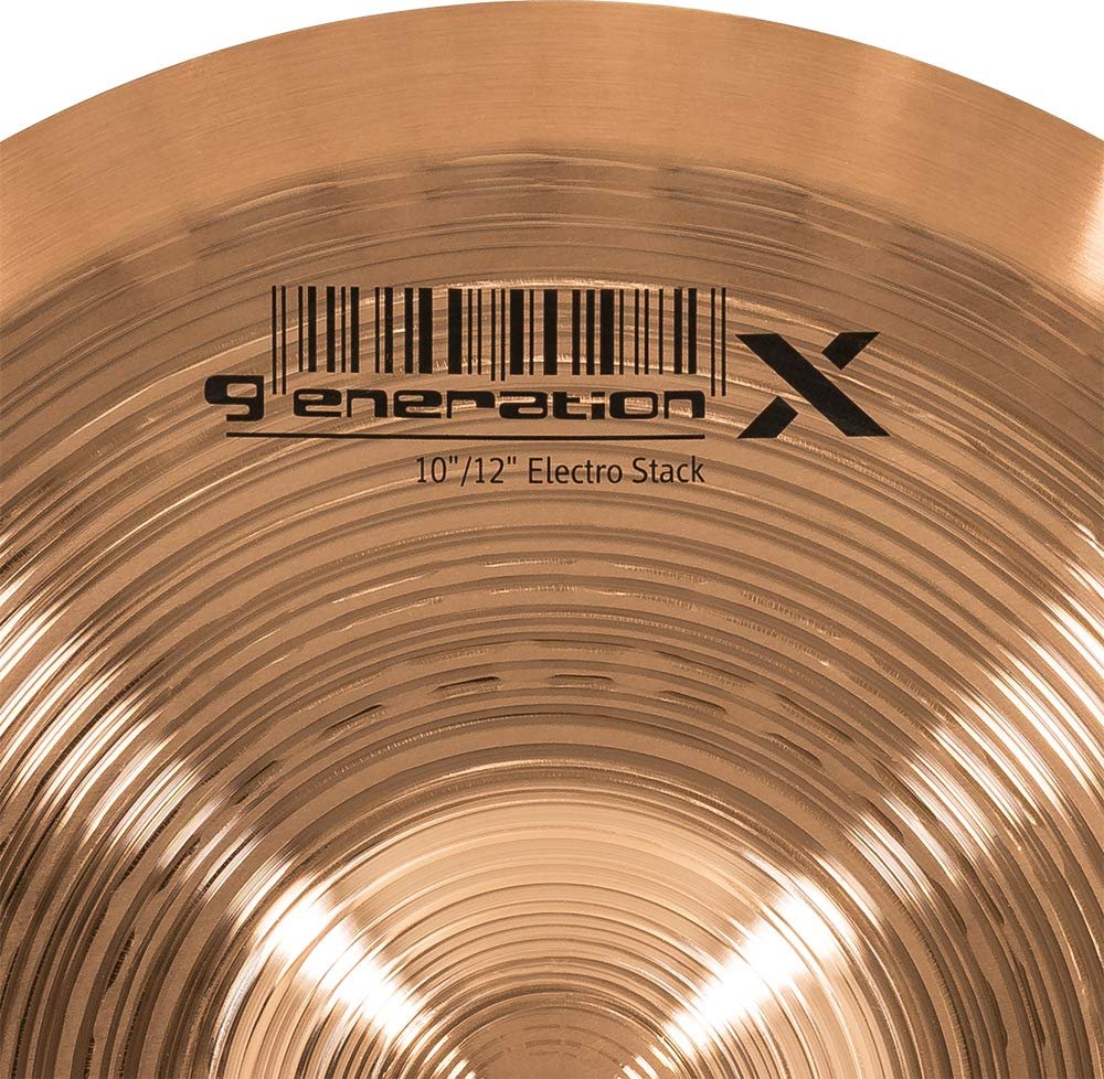 Meinl Cymbals GX-10/12ES Generation-X 10" and 12" Electro Stack Cymbal Pair (VIDEO)