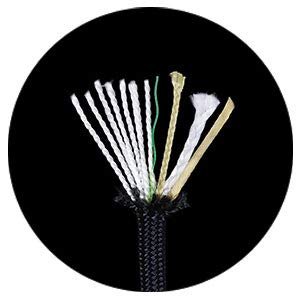 Atwood Rope MFG Parapocalypse Paracord/Parachute Cord 7-Strand Core with Fire Starter Waxed Jute, 10lb Mono Fishing Line, Dyna-x, and Yellow Kevlar Cord 625lb Test