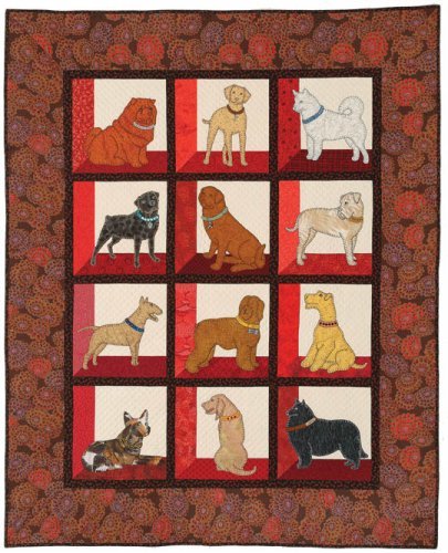 Beautiful Big Dogs - 35 Different Large Breed Dogs Quilt Patterns