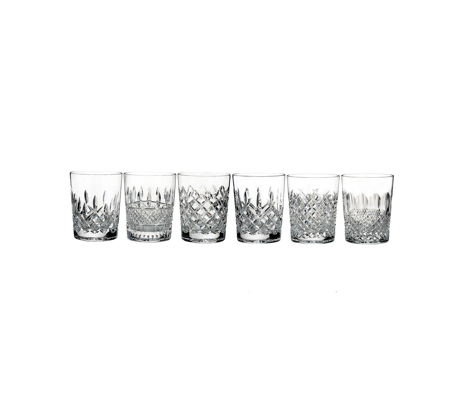 Waterford Connoisseur Lismore Heritage Double Old Fashioned Set of 6