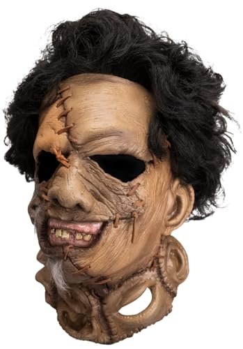 Trick Or Treat Studios Texas Chainsaw Massacre II Leatherface Mask Brown