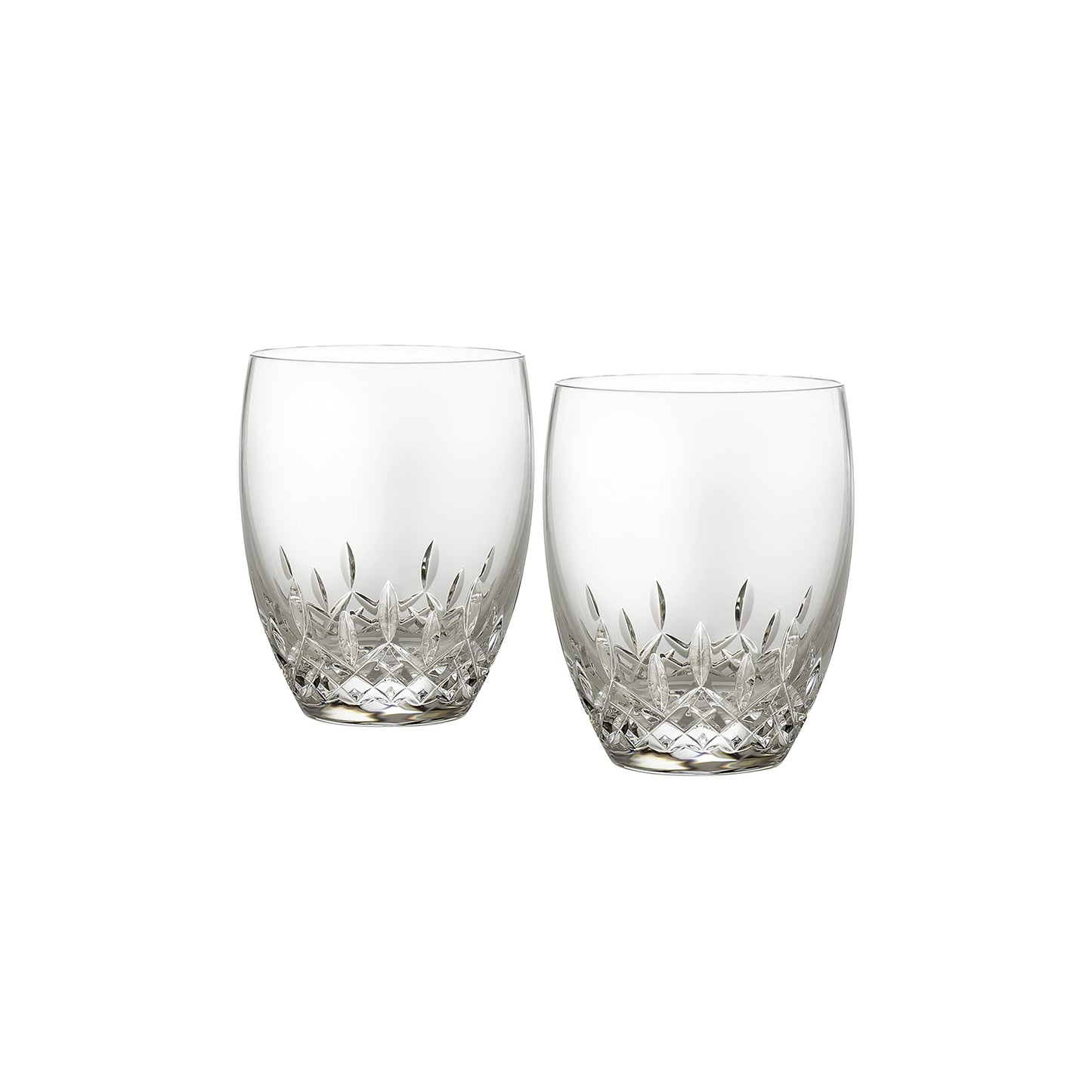 Waterford Lismore Essence, Set of 2 Double Old Fashioned, 14 oz, Clear