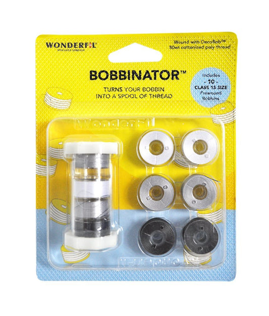 WonderFil Bobbinator Class 15 Grey Colorway