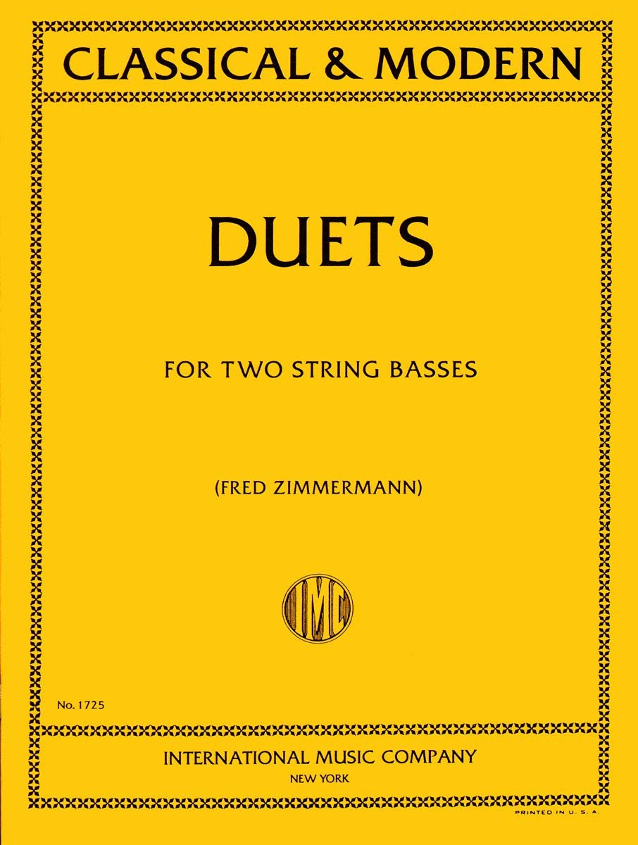 INT1725 - Classical & Modern Duets For Two String Basses