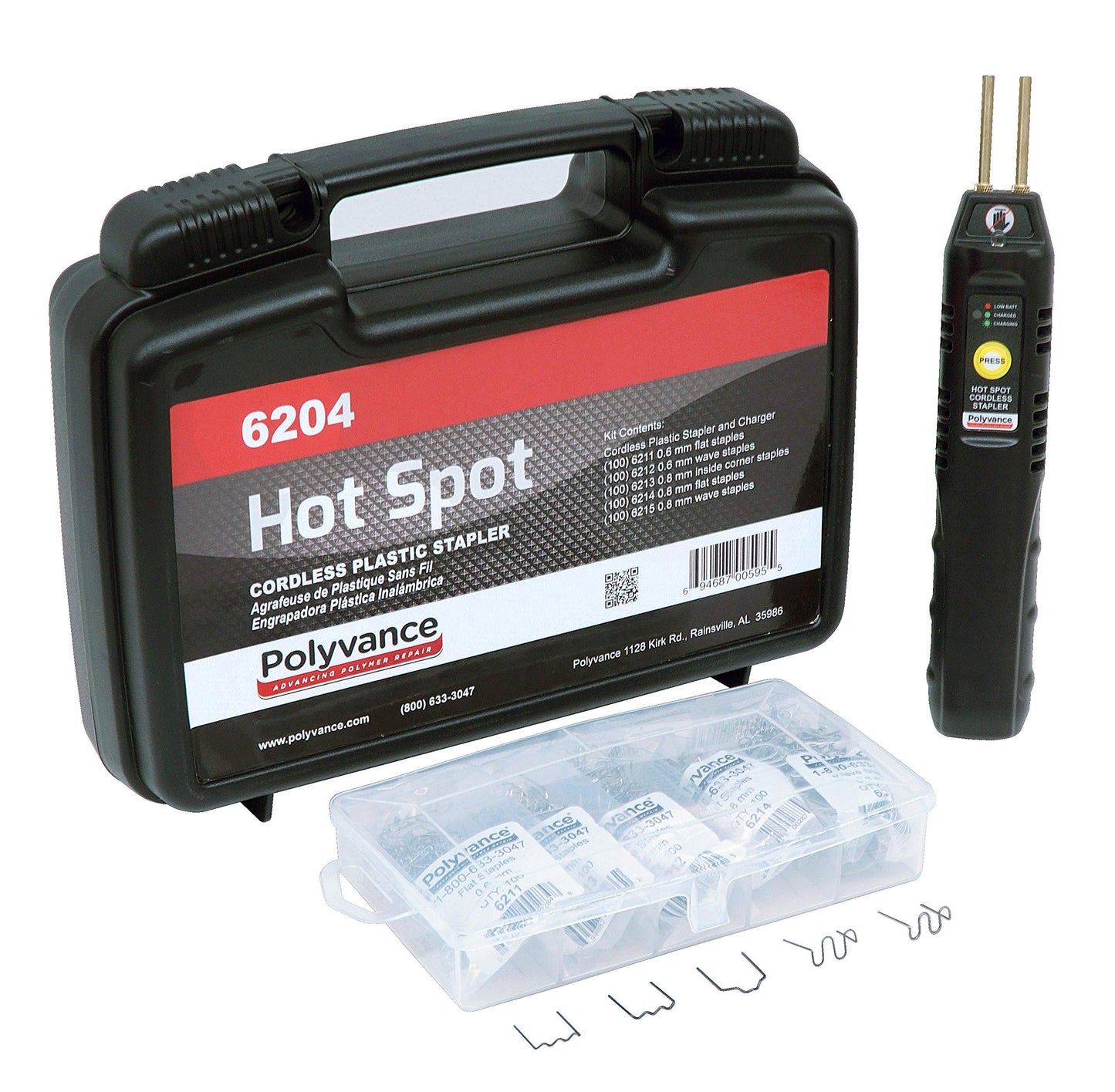 Hot Spot Cordless Hot Stapler - Thermal Stapler for Plastic Repair