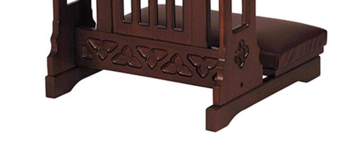 CB Church Suppply Florentine Collection Kneeler - Walnut