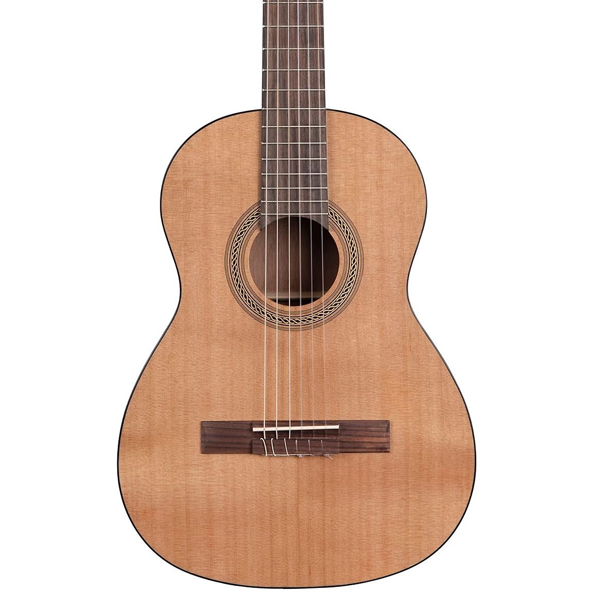 Kala Cedar Top Mahogany Nylon String 3/4 Size Classical Guitar (KA-GTR-NY23) Natural