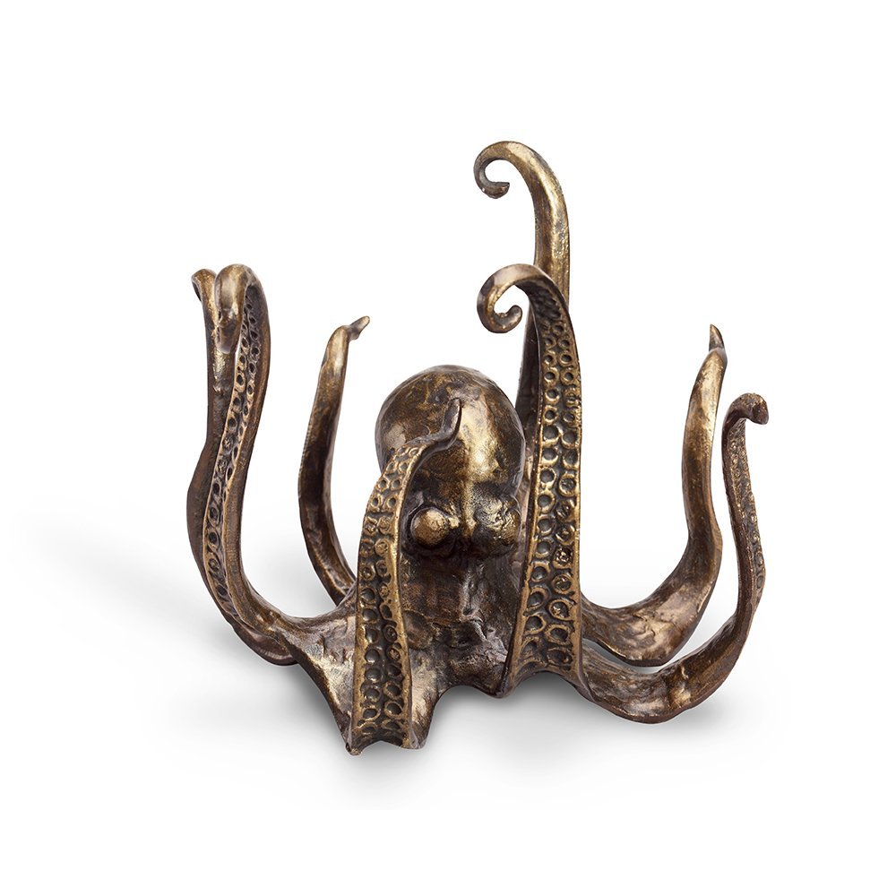 SPI Large Decorative Cast Iron Octopus Table Topper / Statue