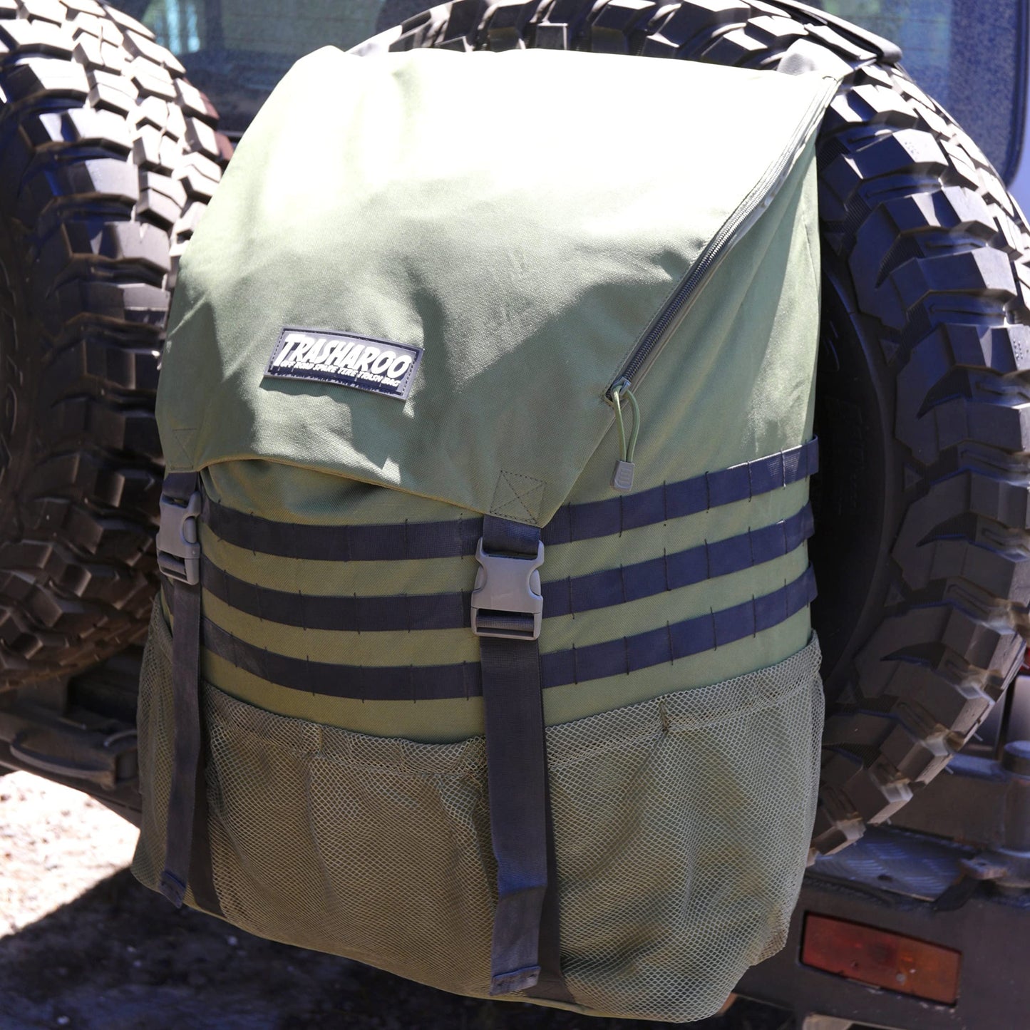 Trasharoo Spare Tire Trash Bag Green