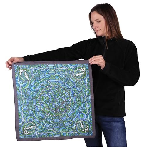 Sunshine Joy Grateful Dead Steal Your Face SYF Elements Bandana 22x22 Inches