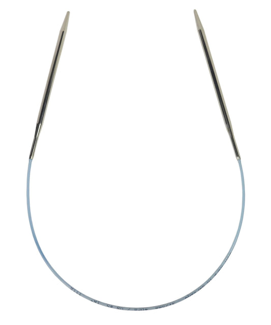 addi Knitting Needle Turbo Circular Skacel Blue Cord 12 inch (30cm) Size US 03 (3.25mm)