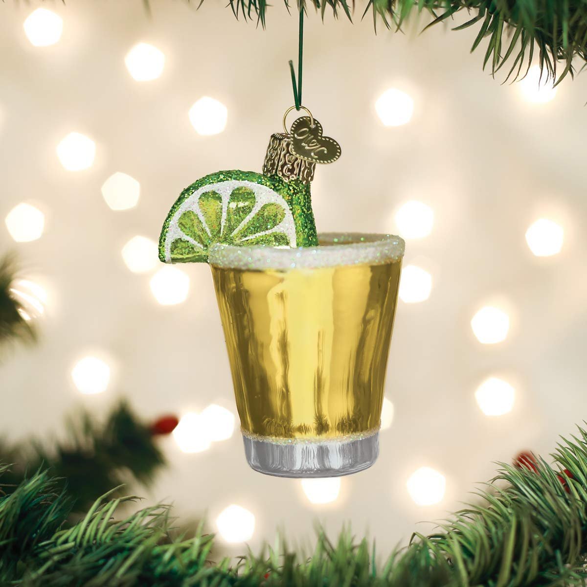 Old World Christmas Tequila Shot Ornament, Multi