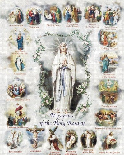 William J. Hirten Co., Inc. Mysteries of the Rosary 8 x 10 Unframed Art Print (P810-212)