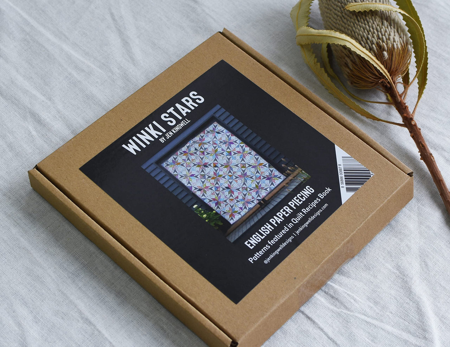 Winki Stars Papers for English Paper Piecing (Pattern Featured in Jen's Quilt Recipes Book)