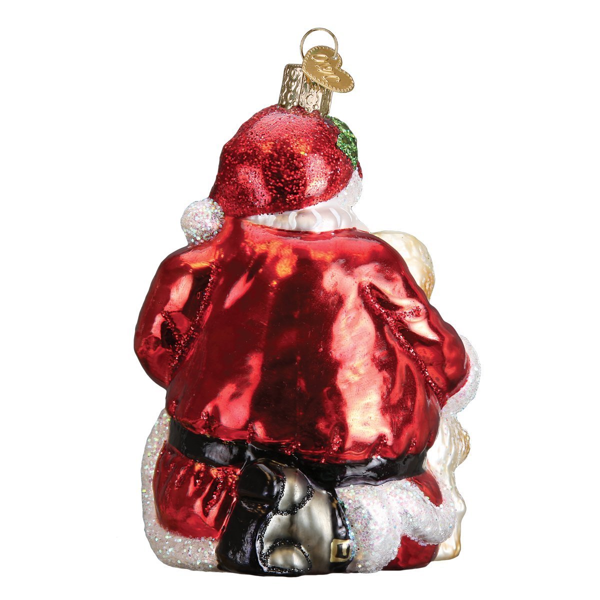 Old World Christmas Ornaments: Weihnachtsmann-Glasornamente für den Weihnachtsbaum