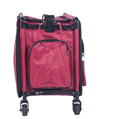Tutto Serger Tote on Wheels (Cherry Red, 17")