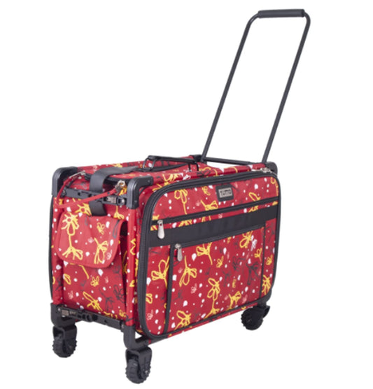 Tutto 20" Medium Sewing fMachine Bag on Wheels in Orange