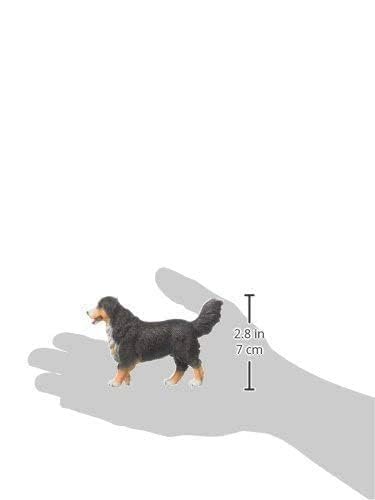 Collecta Bernese Mountain Dog Animal Toy, 4.1"L x 2.6"H