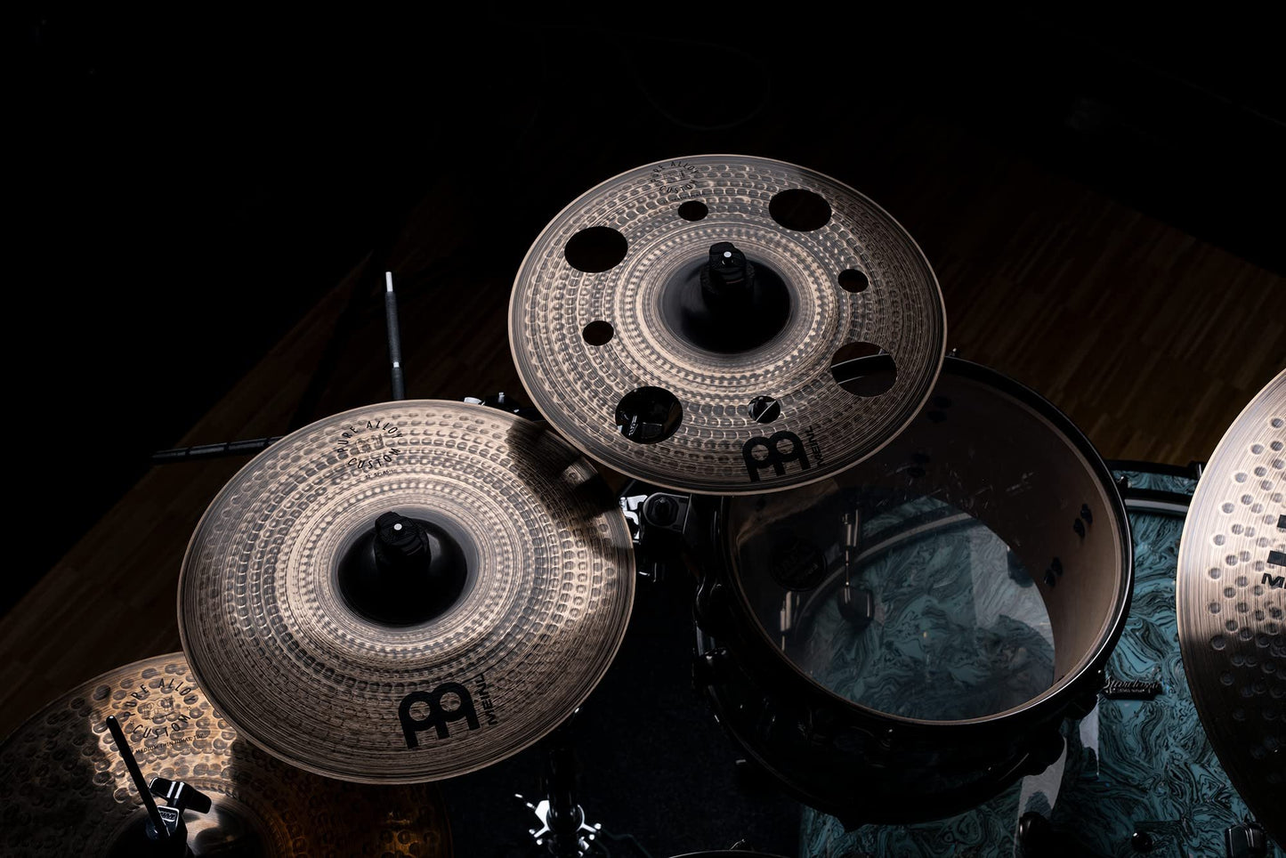 Meinl Cymbals Pure Alloy Custom 12" Trash Splash — Smoked Bronze/Brilliant Finish — Made in Germany, 2-Year Warranty (PAC12TRS)
