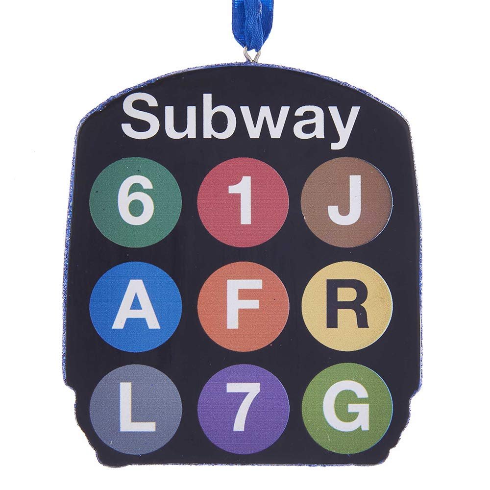 Kurt S. Adler Kurt Adler 3.63-Inch New York Subway Ornament