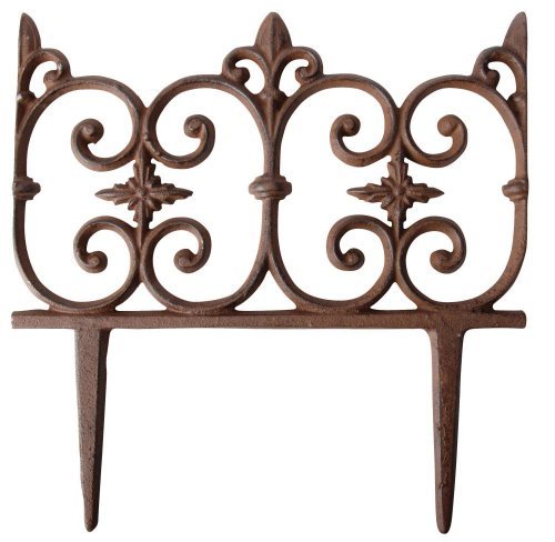 Esschert Design Garden Fence, 10.257 by 0.546 by 10.725-Inch
