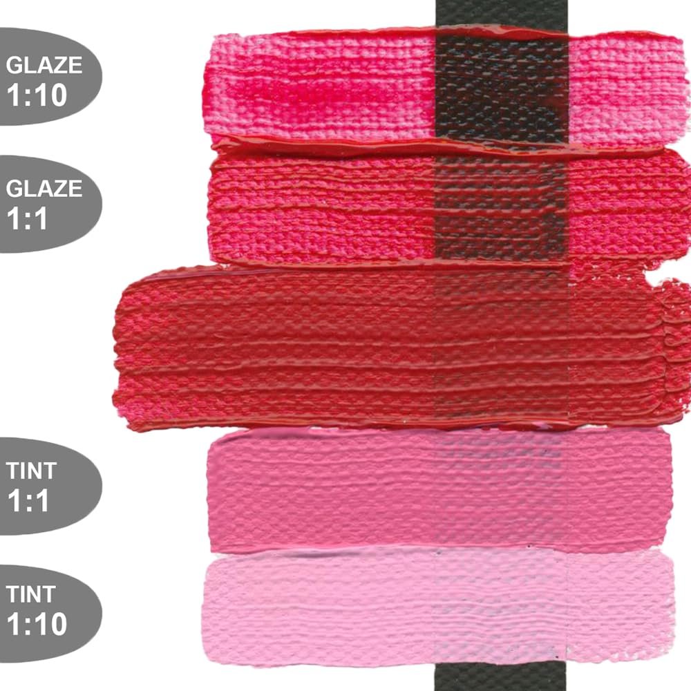 Heavy Body Acrylics by GOLDEN, Primary Magenta, 8 fl. oz. Jar, Professional Acrylic Paint, Semi-Opaque