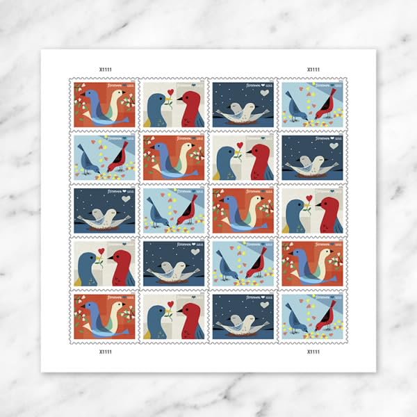 Love 2026 (Sheet of 20) Wedding First-Class Mail Forever Postage Stamps