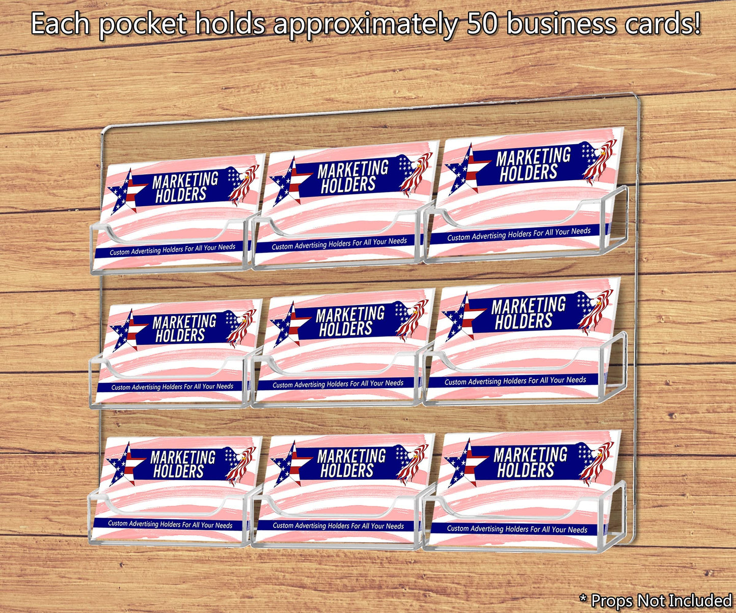 Marketing Holders Business Card Holder Multi Slot Space Saver Premium Gift