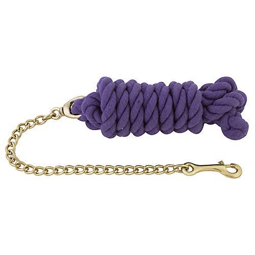 Aime Imports Basic Cotton Lead Rope w/Stud Chain