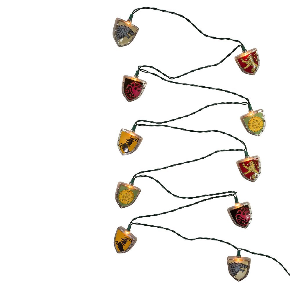 Kurt Adler 10-Light Game of Thrones Shield Light Set