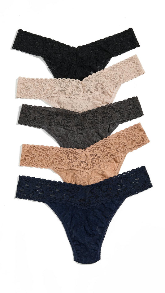 hanky panky Women's 5 Original Rise Thongs