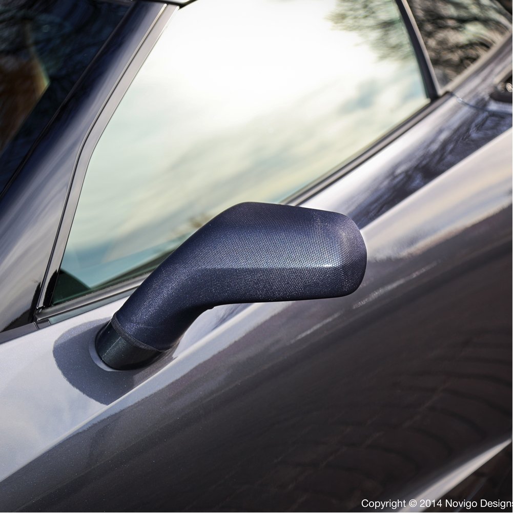 C7 Corvette Stingray NoviStretch Front + Mirror Bra High Tech Stretch Mask Combo Fits: All C7 2014 Through 2019 Corvettes Including Z51, ZO6 and Grand Sport